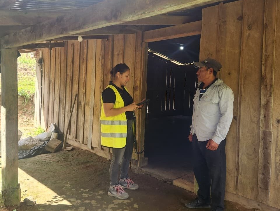 INE culmina Censo Nacional de Población y Vivienda en Nahuaterique